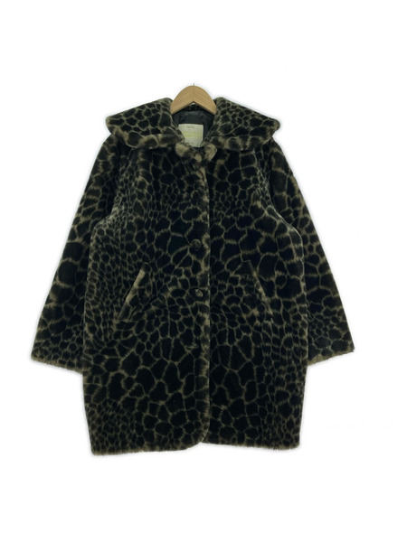 BENETTON (UNITED COLORS OF BENETTON) ソノ他 レオパード ファーコート 42