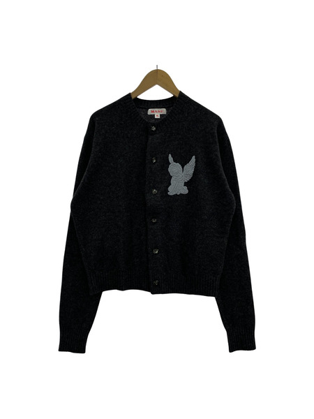 MASU/24AW ANGEL EMBROIDERED CARDIGAN/GRY/46