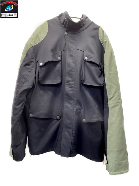 dunhill ライナー付ジャケット L オリーブ×ブラック