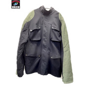 dunhill ライナー付ジャケット L オリーブ×ブラック