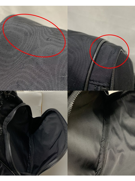 GUCCI インターロッキングG バックパック BLK 536724 本体のみ グッチ GG スパンコール うさぎ リュックサック 