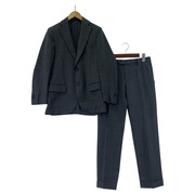 LARDINI ウール ストライプ セットアップスーツ 44 グレー