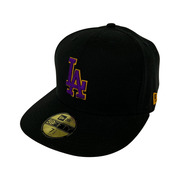NEW ERA キャップ ドジャーズ レイカーズカラー