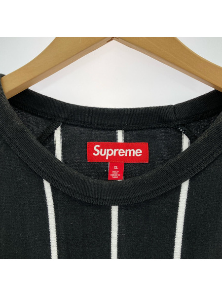 Supreme 長袖Tシャツ・カットソー 24AW Stripe Raglan LS Top (XL)