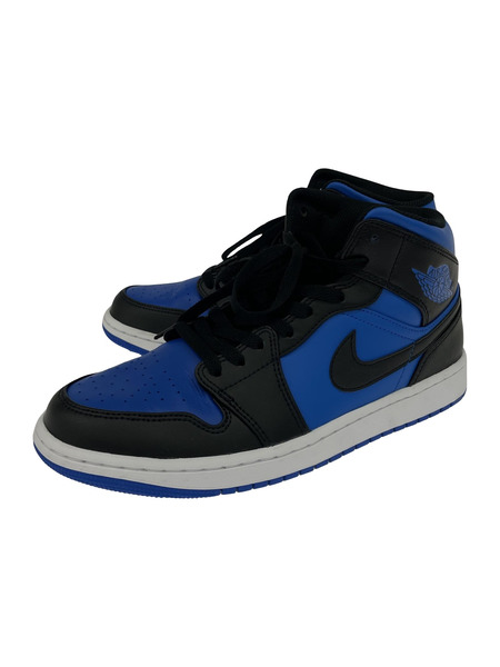 NIKE AIR JORDAN1 MID スニーカー 青 27.0