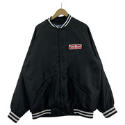 porkchop SATIN SPORT JKT ブルゾンジャケット ブラック L