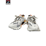 BALENCIAGA TRACK TRAINER ダッドスニーカー 26.5cm ホワイト×オレンジ 542023