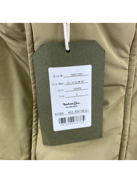 Liberaiders LEVEL8 TACTICAL DOWN JACKET S コヨーテ