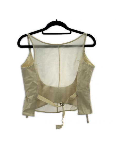 LE CIEL BLEU ソノ他 Back and Front Gilet/ジレ/ベージュ