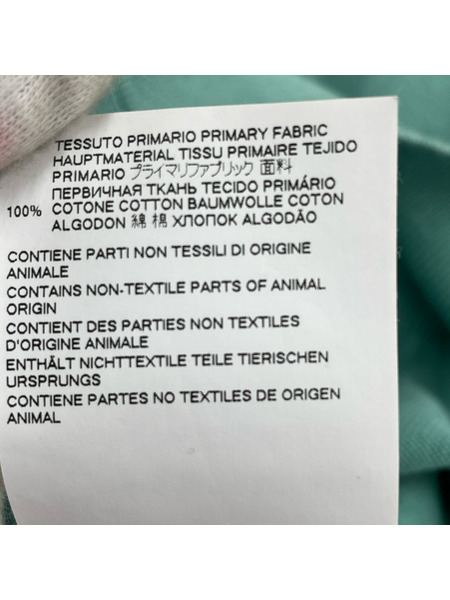 MAISON MARGIELA カーディガン Mロゴ 刺繍 コットン 緑 (M)