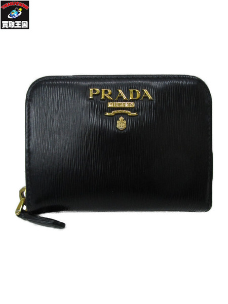 PRADA ヴィッテロムーブ ジッピーコインケース 197A 黒