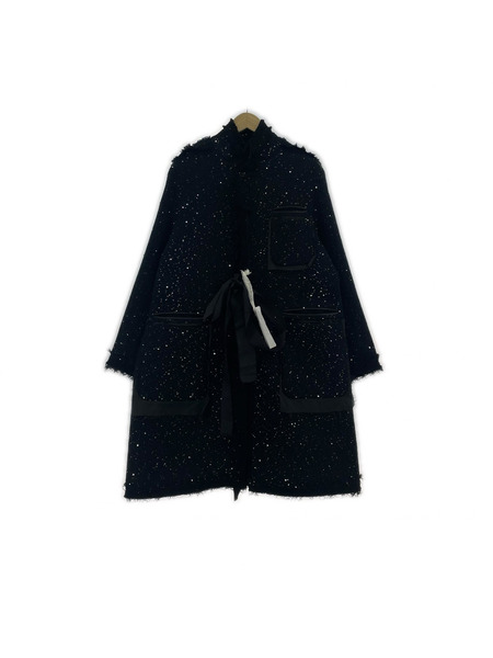 midorikawa ジャケット 21AW Sequins Coat Black (S)
