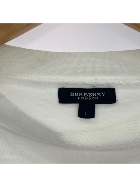 BURBERRY スウェット・トレーナー ホワイト