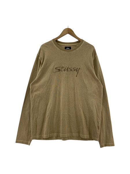 STUSSY L/Sカットソー ベージュ