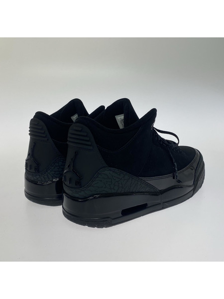 NIKE AIR JORDAN 3 RETRO BLACK CAT（28cm)