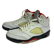 NIKE スニーカー AIR JORDAN 5 FIRE RED 27.5cm US9.5