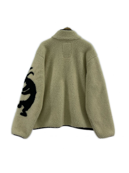 LQQK STUDIO KOKOPELLI FLEECE フリースジャケット L アイボリー
