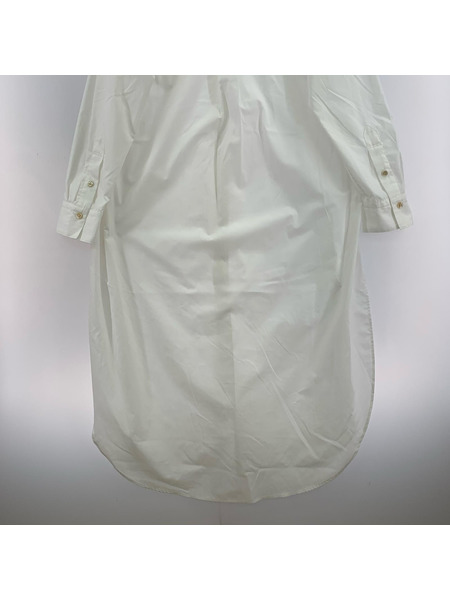 BED J.W. FORD バンドカラーロングシャツ 1 ホワイト