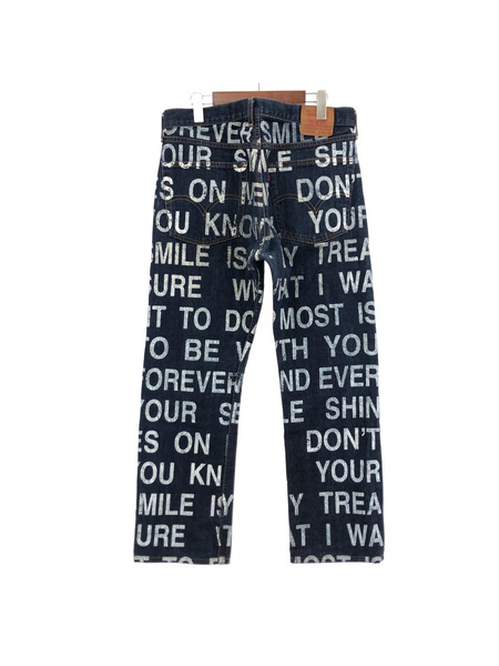 JUNYA WATANABE COMME des GARCONS×Levi's MASSAGE PRINT DENIM