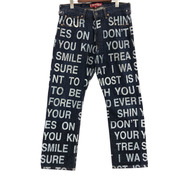 JUNYA WATANABE COMME des GARCONS×Levi's MASSAGE PRINT DENIM