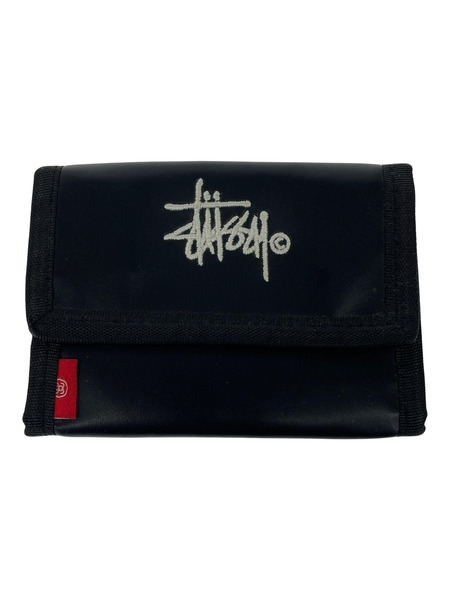 STUSSY コンパクトウォレット ブラック/三ツ折リ