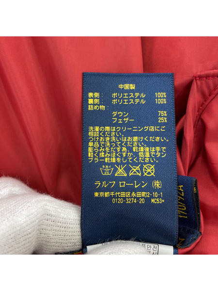 POLO RALPH LAUREN ダウンベスト リバーシブル ダウンベスト 紺 (S)