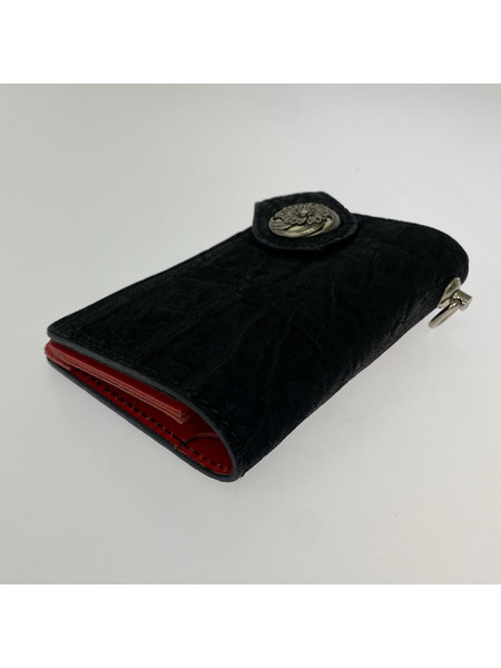 KC'S コンパクトウォレット エレファントレザーコンチョ