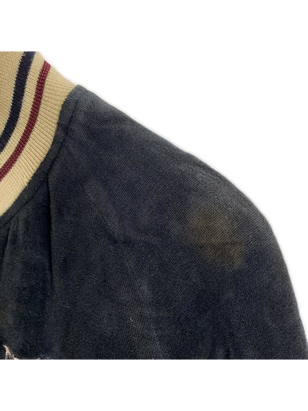 TAKEO KIKUCHI ジャケット ×チキリヤ OLD 別珍 リバーシブルスカジャン BLK