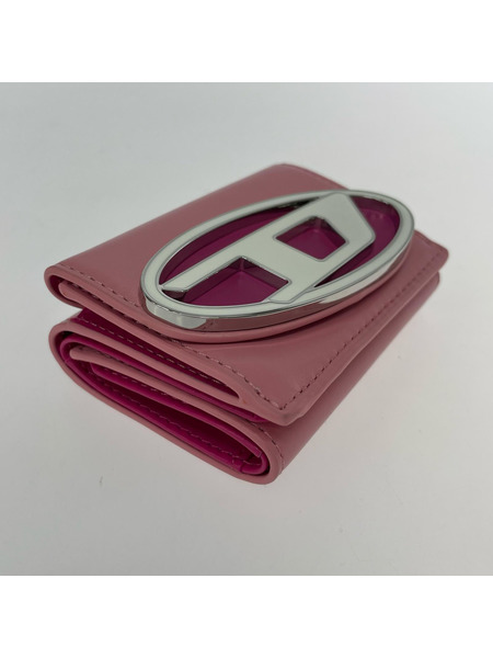 DIESEL コンパクトウォレット 1dr tri fold coin xs ii PINK