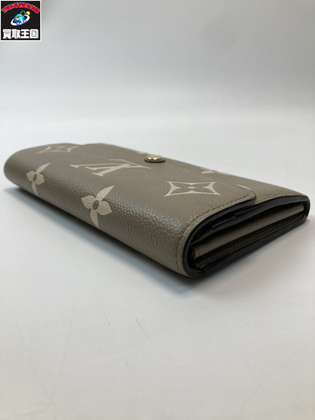 LOUISVIYYON ルイヴィトン LV M81049 ポルトフォイユ・サラ バイカラーモノグラムアンプラント