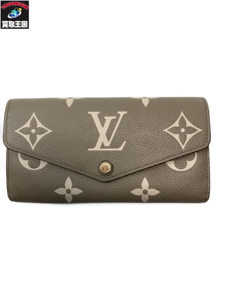 LOUISVIYYON ルイヴィトン LV M81049 ポルトフォイユ・サラ バイカラーモノグラムアンプラント