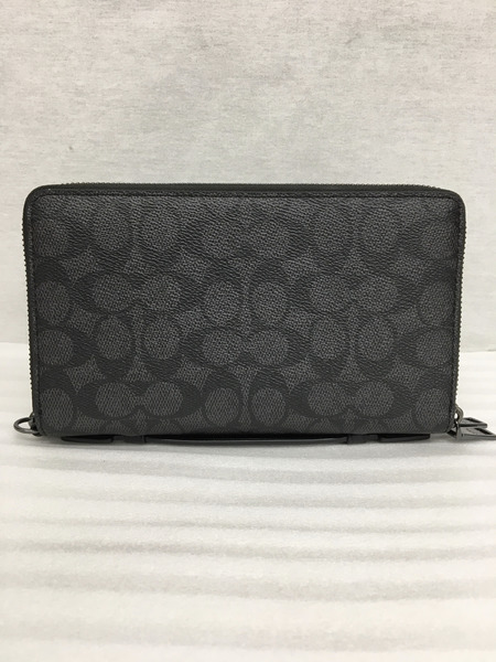 COACH　シグネチャー/ダブルジップ/トラベルオーガナイザー/CW375