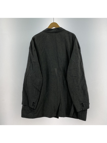 graphpaper 24SS Linen Cupro Double Jacket 3 グレー GM241-02036