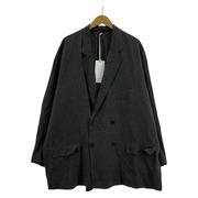 graphpaper 24SS Linen Cupro Double Jacket 3 グレー GM241-02036
