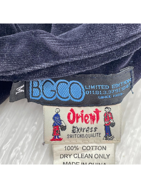ブルゾン・ジャンパー BGCO ベロア スカジャン 紺