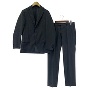 LARDINI ウール ストライプ セットアップ スーツ 44 グレー