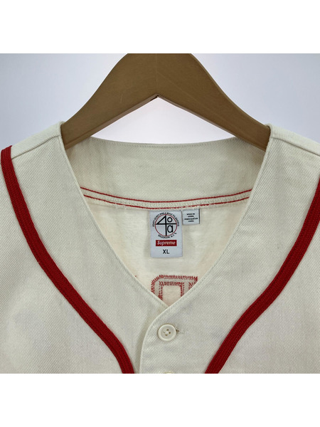 Supreme 半袖シャツ 25SS 40 Acres Twill Baseball Jersey (XL)