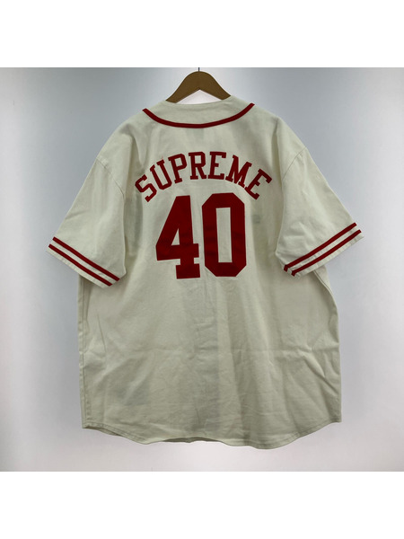 Supreme 半袖シャツ 25SS 40 Acres Twill Baseball Jersey (XL)