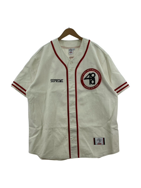 Supreme 半袖シャツ 25SS 40 Acres Twill Baseball Jersey (XL)