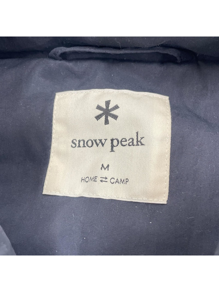 Snow Peak ダウンベスト Everyday Down Vest ブラック (M)