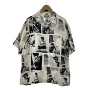 WACKO MARIA×LARRY CLARK 21SS TULSA S/S HAWAIIAN SHIRT 白 XL