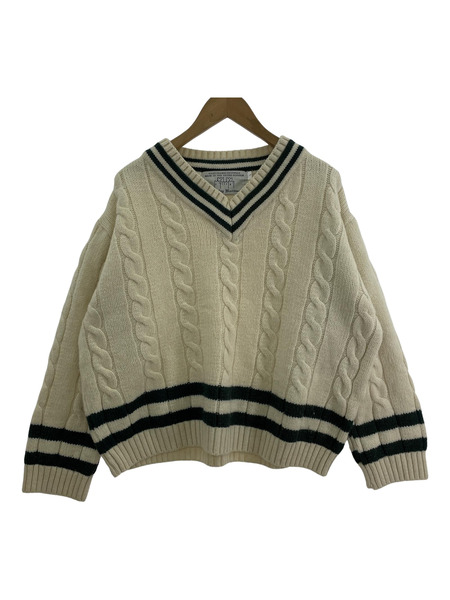 Oldderby Knitwear クリケットロングスリーブプルオーバー