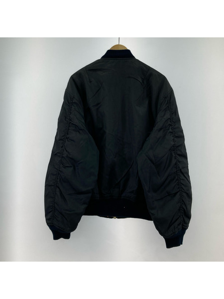 OLD・VINTAGE フライトジャケット 90s JFK-J-93790Z MA-1 BLK L