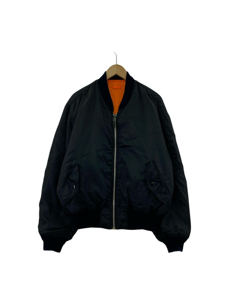OLD・VINTAGE フライトジャケット 90s JFK-J-93790Z MA-1 BLK L