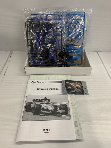 カープラモ・ミニ四駆 heller エレール 1/18 ルノー F1 2004