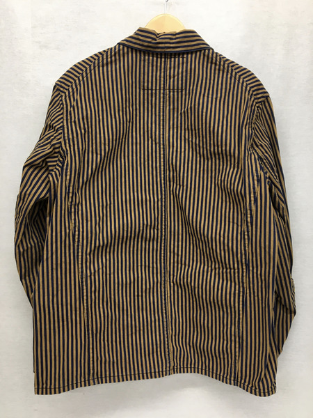 . ジャケット TCB Jeans Chore Coat Tabby Cat Stripe
