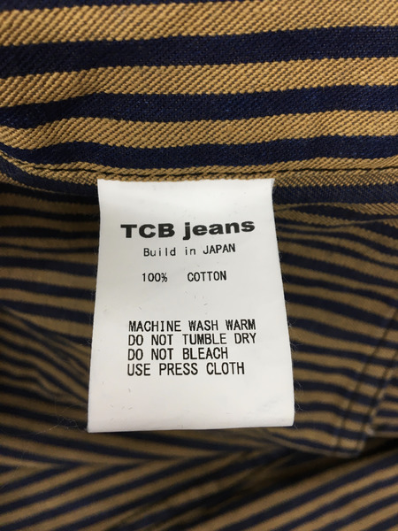 . ジャケット TCB Jeans Chore Coat Tabby Cat Stripe