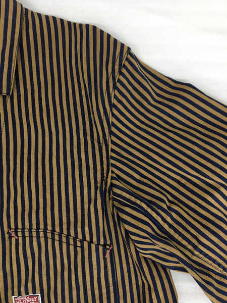 . ジャケット TCB Jeans Chore Coat Tabby Cat Stripe
