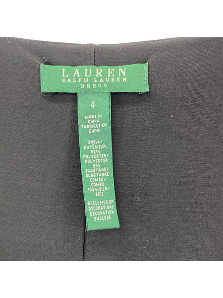 長袖ワンピース RALPH LAUREN DRESS 4 ブラック