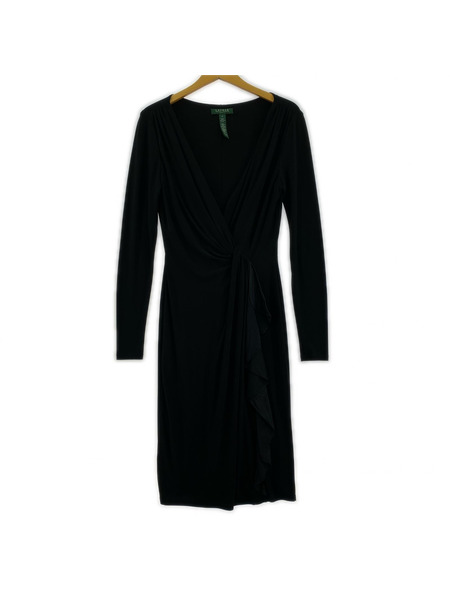 長袖ワンピース RALPH LAUREN DRESS 4 ブラック